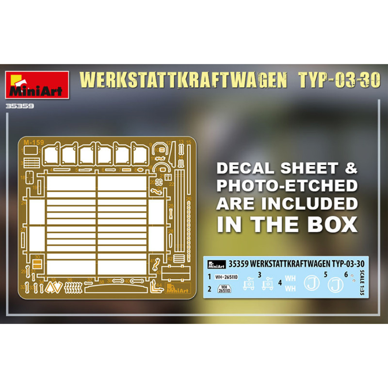 Bus Werkstattkraftwagen Typ 03-30  - Série WWII Military Miniatures - MINIART 35359 - 1/35