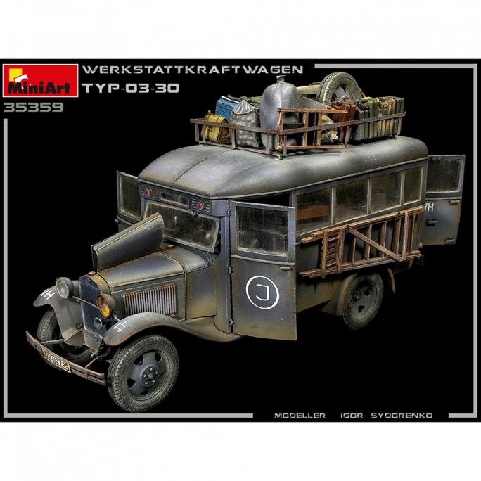 Bus Werkstattkraftwagen Typ 03-30  - Série WWII Military Miniatures - MINIART 35359 - 1/35