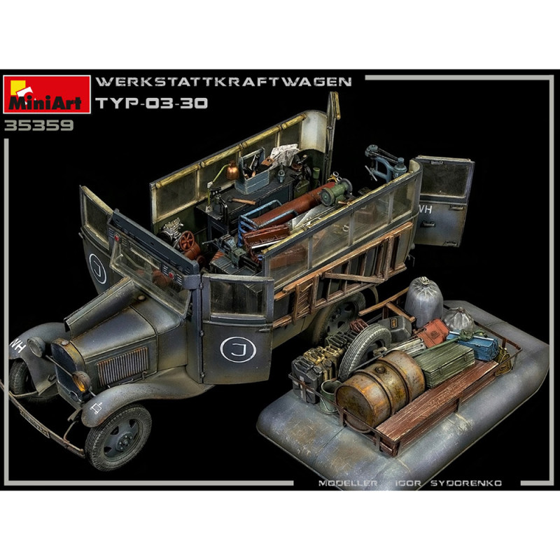 Bus Werkstattkraftwagen Typ 03-30  - Série WWII Military Miniatures - MINIART 35359 - 1/35