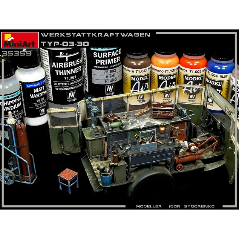 Bus Werkstattkraftwagen Typ 03-30  - Série WWII Military Miniatures - MINIART 35359 - 1/35