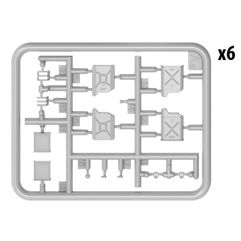 Jerricans Alliés WW2 - Série Buildings & Accessoires - MINIART 35587 - 1/35