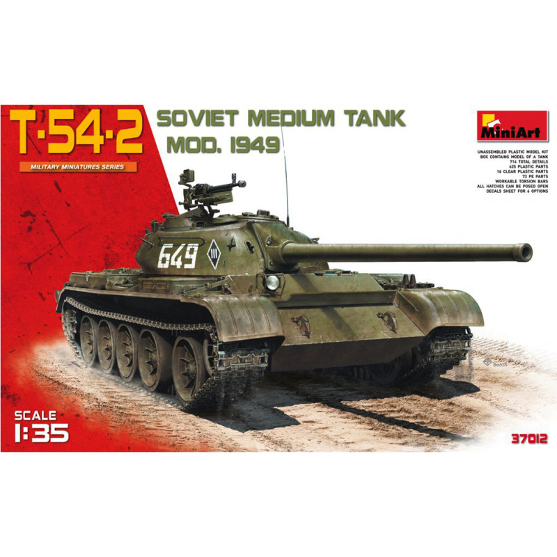 Char Soviétique T54-2 Modèle 1949 - MINIART 37012 - 1/35