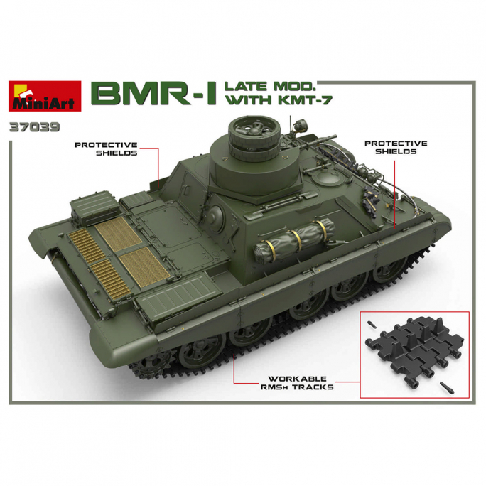 BMR-1 avec KMT-7 (dispositif de déminage) - MINIART 37039 - 1/35