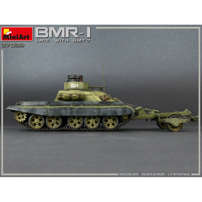 BMR-1 avec KMT-7 (dispositif de déminage) - MINIART 37039 - 1/35