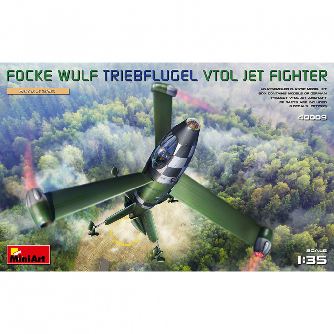 Chasseur à Réaction Focke Wulf VTOL - MINIART 40009 - 1/35
