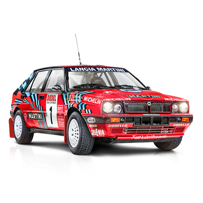 Voiture Lancia Delta HF Intégrale 16v Sanremo 1989 - ITALERI 4712 - 1/12