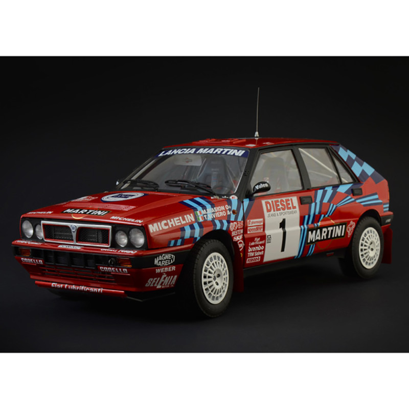 Voiture Lancia Delta HF Intégrale 16v Sanremo 1989 - ITALERI 4712 - 1/12