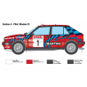 Voiture Lancia Delta HF Intégrale 16v Sanremo 1989 - ITALERI 4712 - 1/12