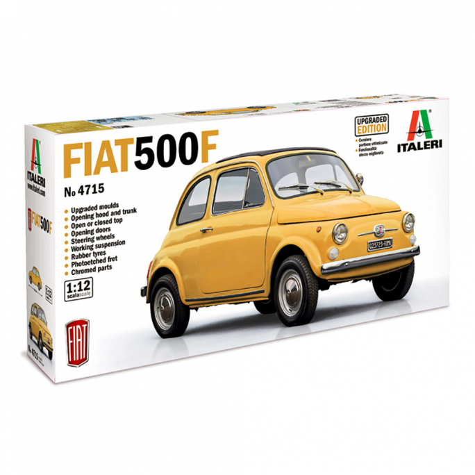 Voiture Fiat 500 F - ITALERI 4715 - 1/12