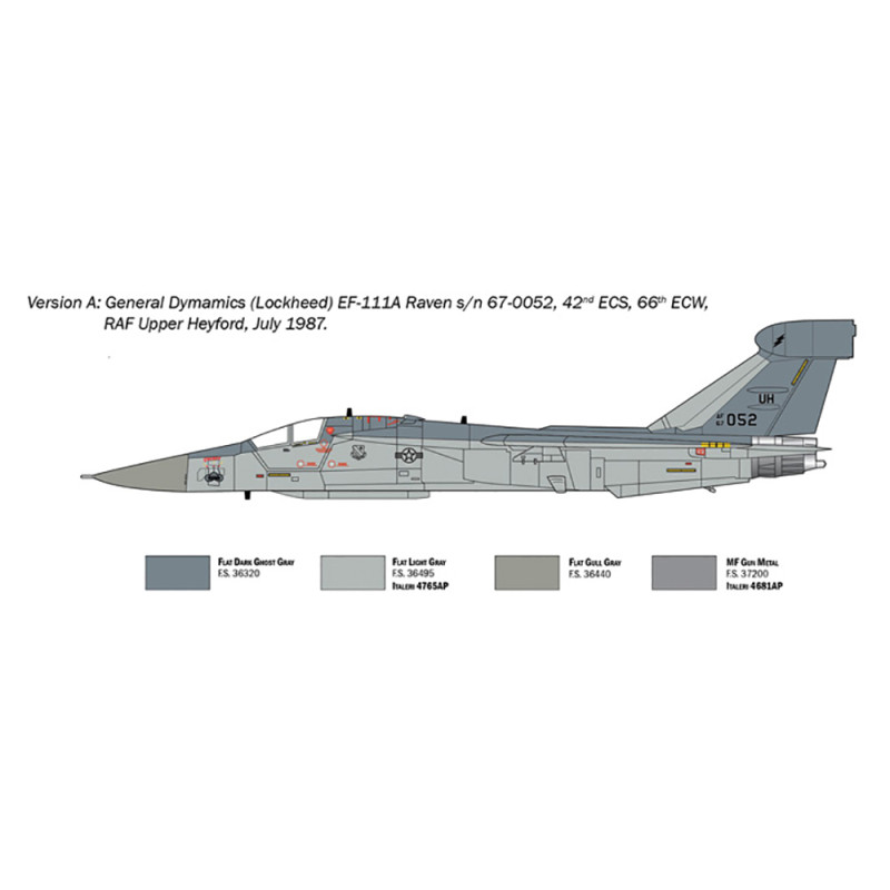 Avion EF-111 A Raven - ITALERI 1235 - 1/72