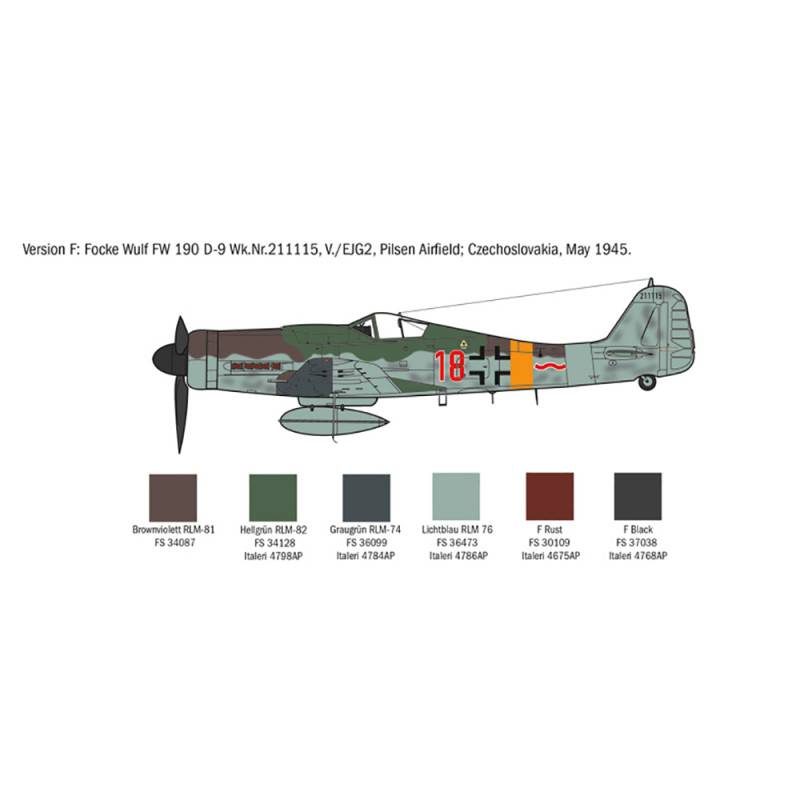 Avion FW 190 D-9 - ITALERI 1312 - 1/72