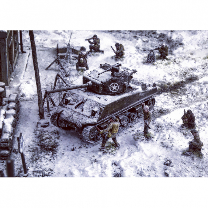 Diorama Bataille de Bastogne, décembre 1944 - ITALERI 6113 - 1/72