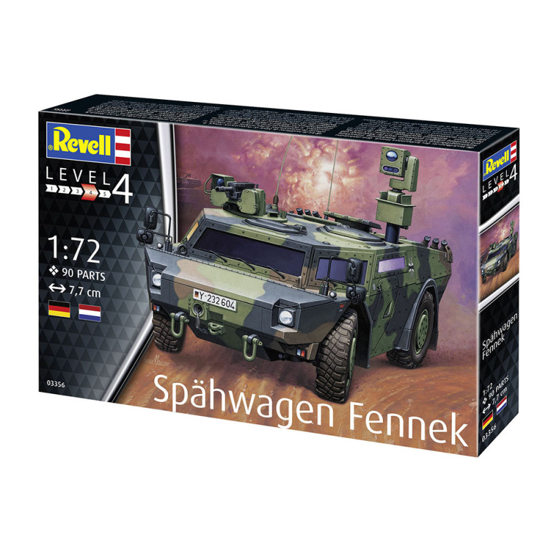 Véhicule Blindé de Reconnaissance Spähwagen Fennek - REVELL 03356 - 1/72