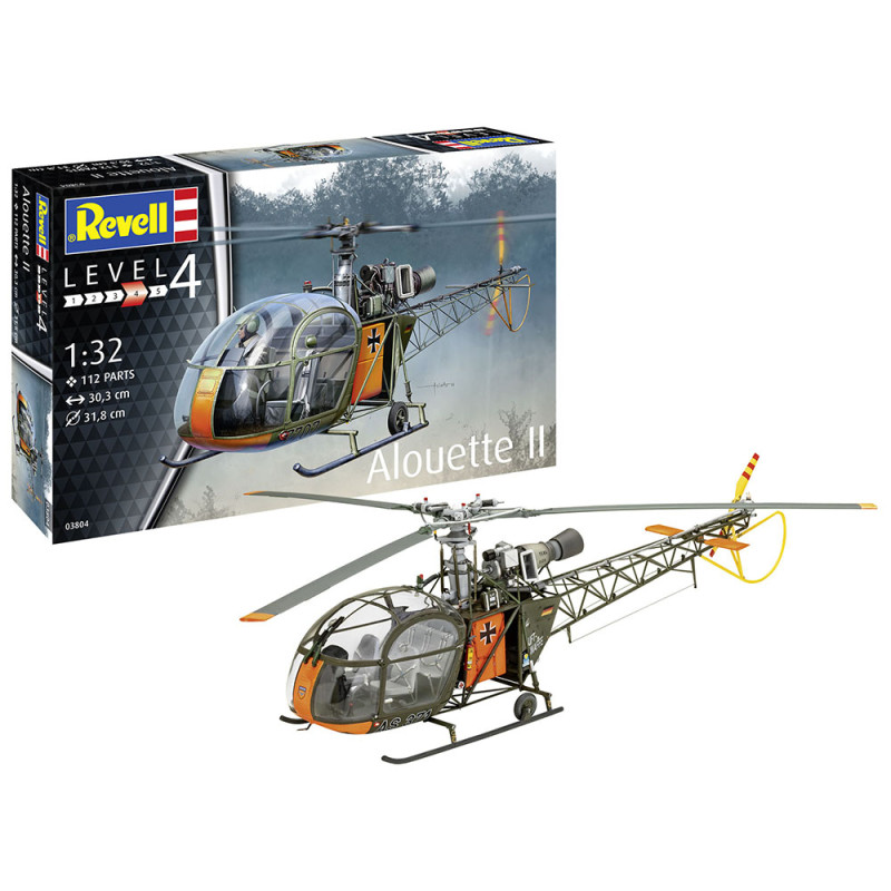 Hélicoptère Alouette II - REVELL 03804 - 1/32