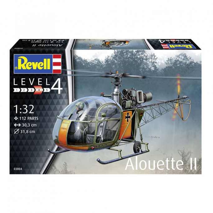 Hélicoptère Alouette II - REVELL 03804 - 1/32