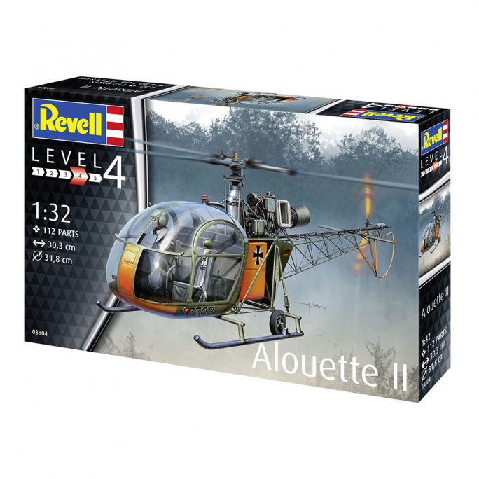 Hélicoptère Alouette II - REVELL 03804 - 1/32