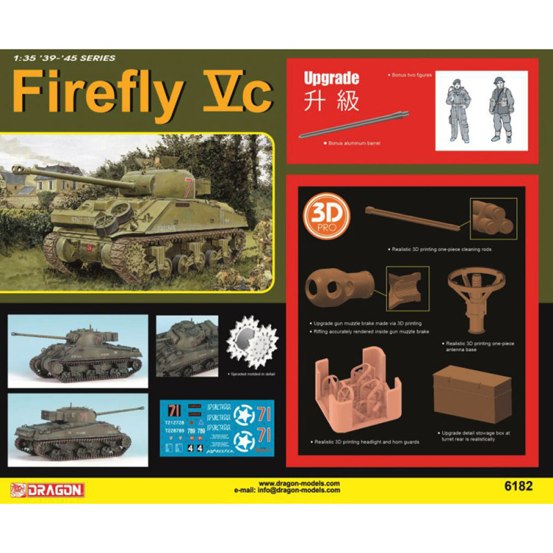 Char Sherman Firefly Vc - DRAGON 6182 - 1/35