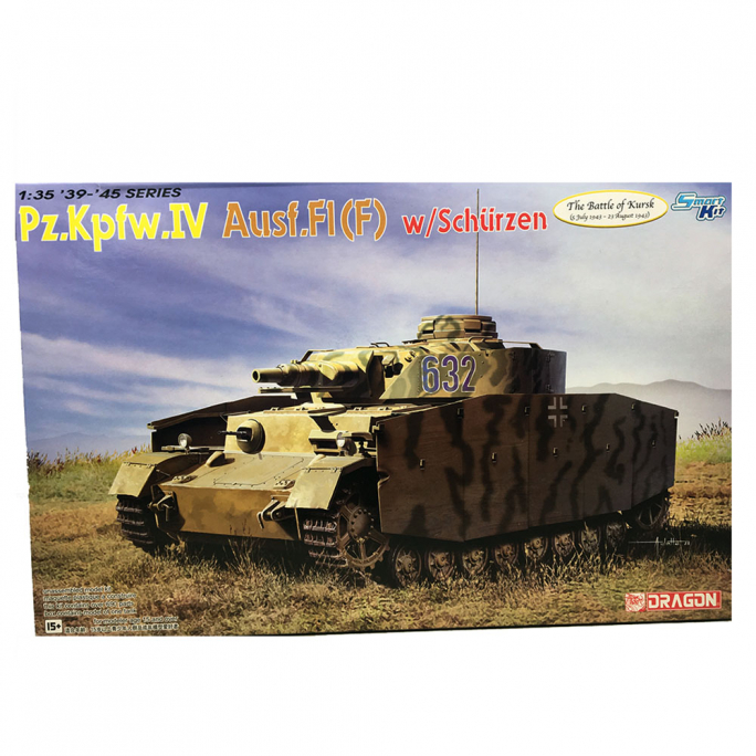 Char Pz. Kpfw. IV Ausf. F1 - Bataille de Kursk 1943 - DRAGON 6975 - 1/35