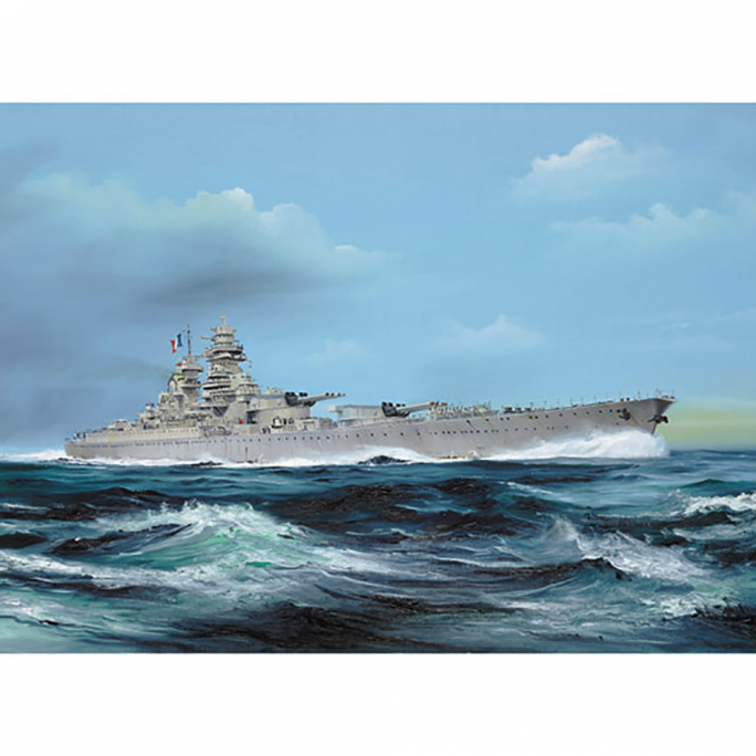 Navire de Guerre Richelieu 1946 - TRUMPETER 05751 - 1/700
