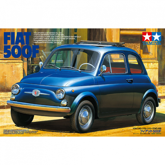 Voiture Fiat 500F - TAMIYA 24169 - 1/24
