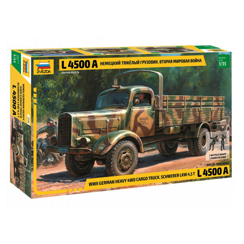 Camion Militaire Allemand L4500A - ZVEZDA 3596 - 1/35