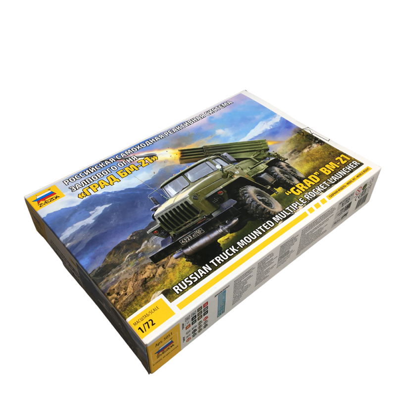 Système LRM Russe monté sur Camion "Grad" BM-21 - ZVEZDA 5051 - 1/72