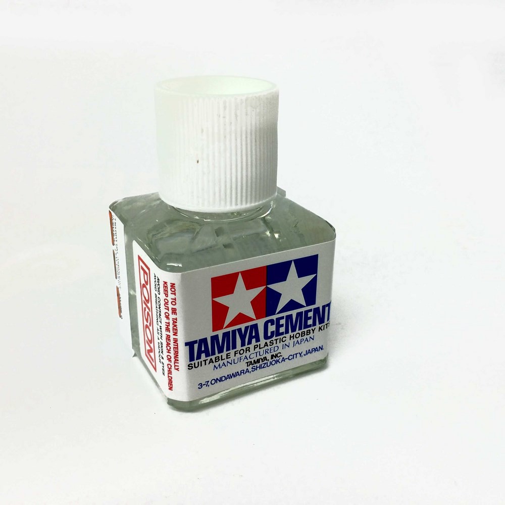 Tamiya 87012 - Colle liquide plastique et polystyrène avec pinceau