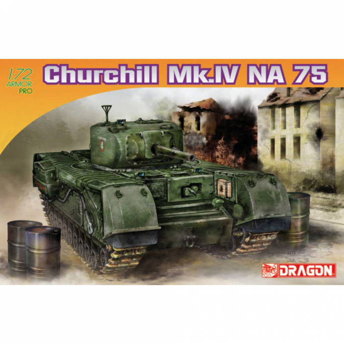 Char Churchill Mk.IV NA 75 - DRAGON 7507 - 1/72