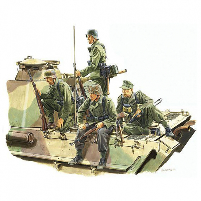 Soldats Panzergrenadiers (Lorraine 1944) - DRAGON 6156 - 1/35