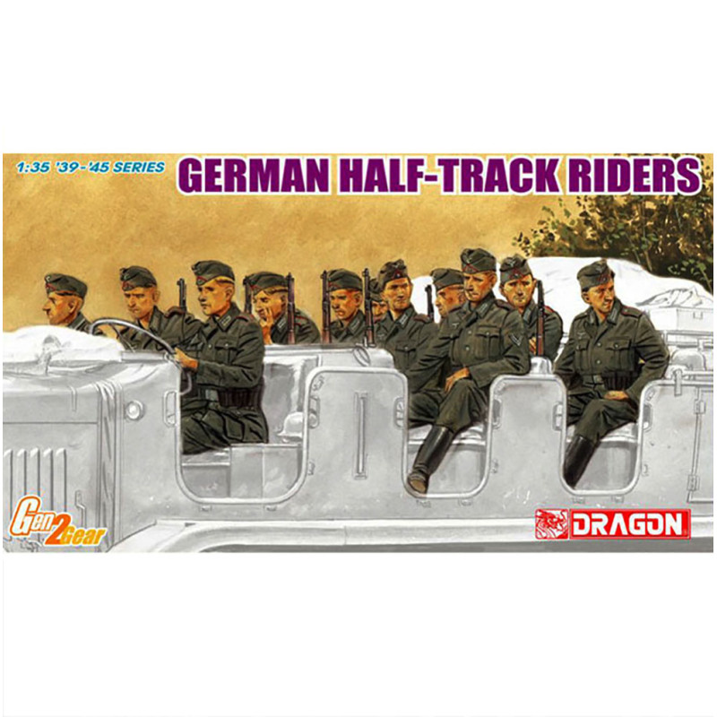 Soldats Allemands sur Semi-Chenillés - DRAGON 6671 - 1/35