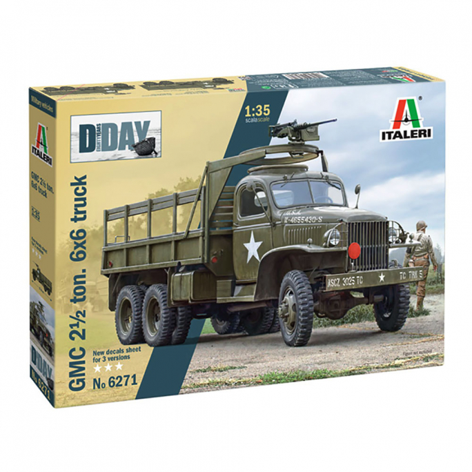 Camion GMC 2 1/2t. 6x6 - ITALERI 6271 - 1/35