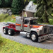 Camion, tracteur Mack RS 700, Argent et Rouge - Brekina 85806 - 1/87