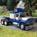 Camion, tracteur Mack RS 700 Maritime Ontario 2, Bleu et Blanc - Brekina 85808 - 1/87