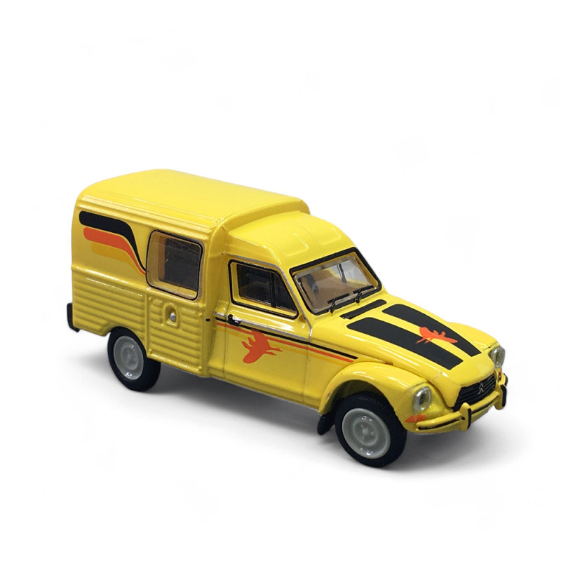 Citroën Acadiane fourgonnette, Jaune et Orange - Brekina 14278 - 1/87