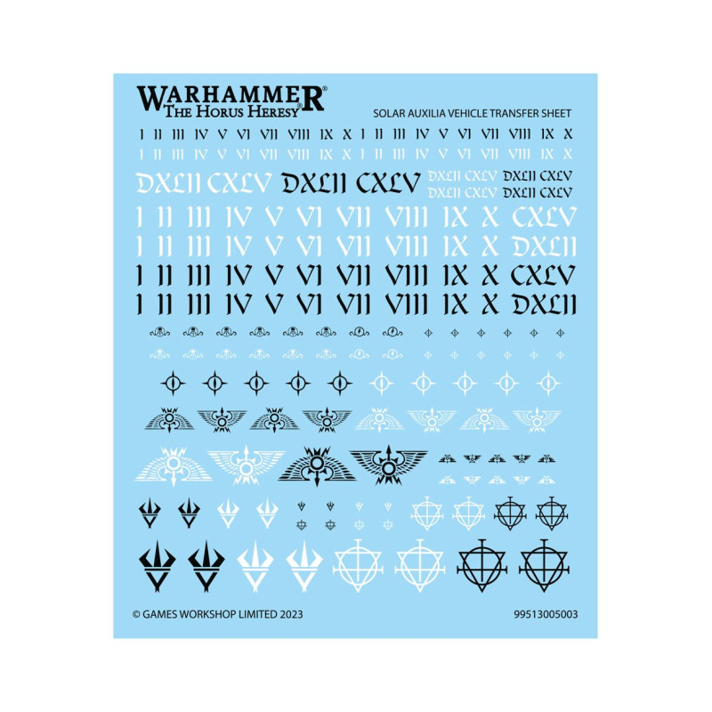 Solar Auxilia Escadron de Sentinelles Hermes- WARHAMMER 31-80