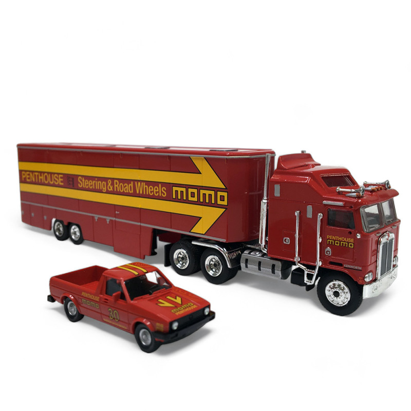 Camion Kenworth K Aerodyne, Rouge - Brekina 85735 - 1/87