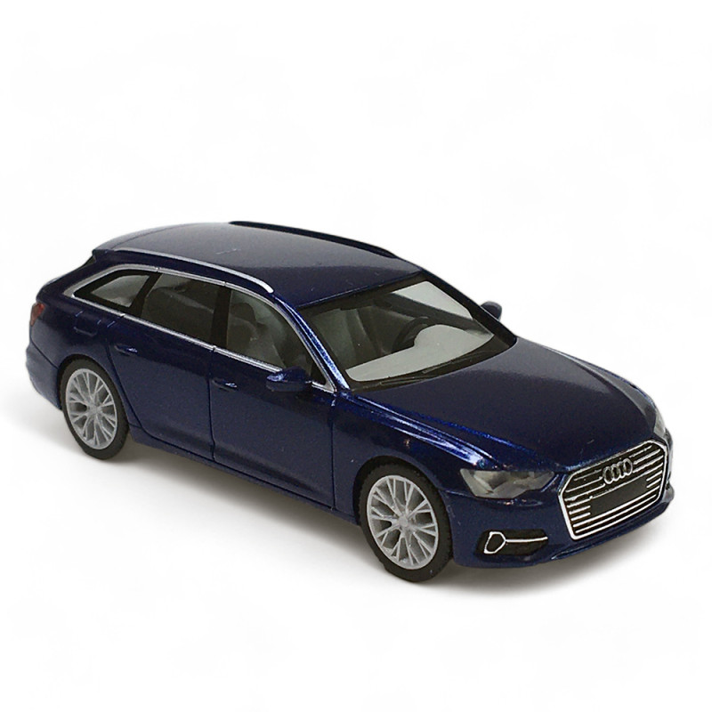 Audi A6 Avant, Bleu - Herpa 430647-004 - 1/87