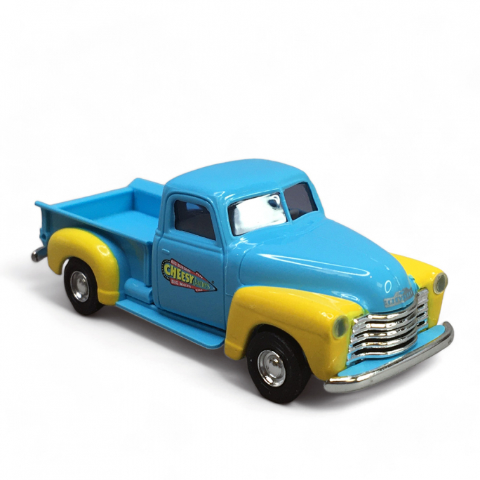 Pick Up Chevrolet "Cheesy Jane's", Bleu ciel - BUSCH 48244 - HO 1/87