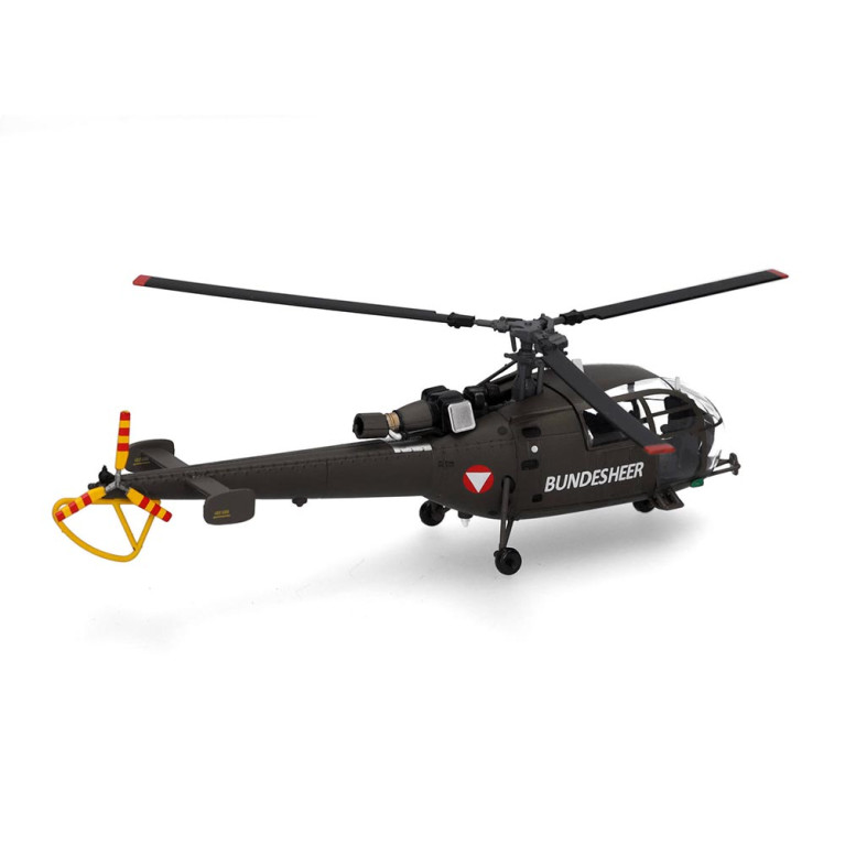Hélicoptère Alouette III Armée de l'air, Kaki - Herpa 580755 - 1/72