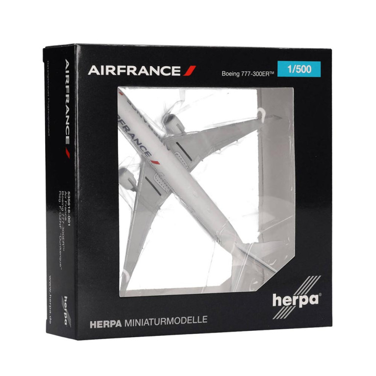 Boeing 777 300ER, Blanc - Herpa 535618-001 - 1/500