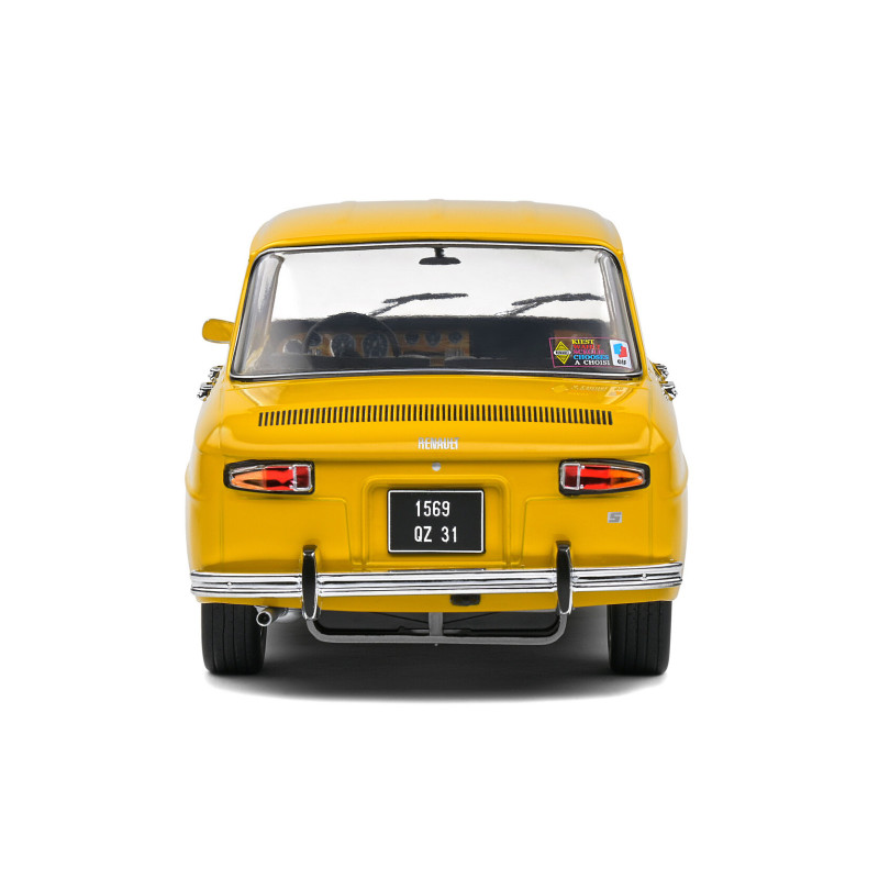 RENAULT 8S 1968, Jaune - Solido S1803609 - 1/18