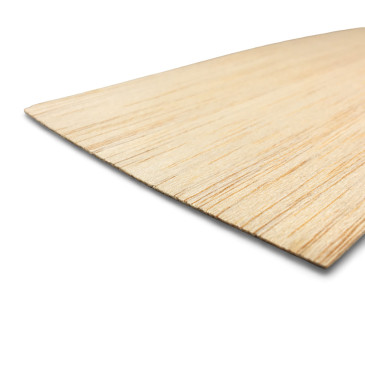 Planche de bois Balsa 1 x 100 mm -  KAVAN KAV60.141101