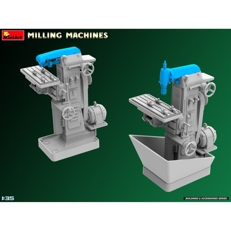 Fraiseuses, Buildings & Accessories Series - MINIART 35663 - 1/35
