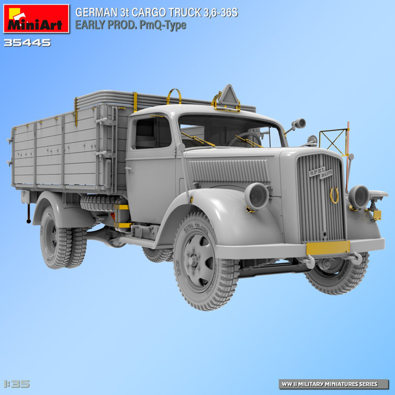 Camion de transport Allemand 3t, WW II Military Miniatures Series - MINIART 35445 - 1/35