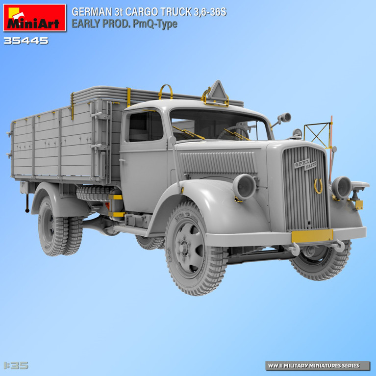 Camion de transport Allemand 3t, WW II Military Miniatures Series - MINIART 35445 - 1/35