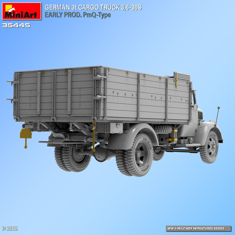 Camion de transport Allemand 3t, WW II Military Miniatures Series - MINIART 35445 - 1/35