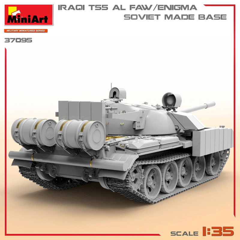 T-55 Irakien Al Faw/Enigma Base de Fabrication Soviétique, WW II Military Miniatures Series - MINIART 37095 - 1/35