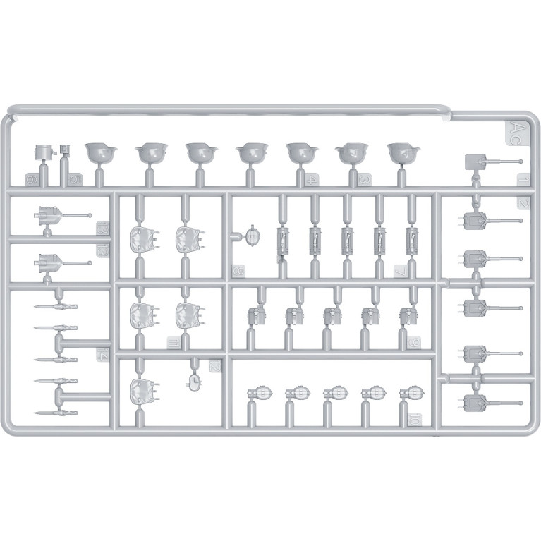 Kit de Conducteurs de char Allemands 1. Têtes en Résine - Série WWII Military Miniatures - MINIART 53022 - 1/35