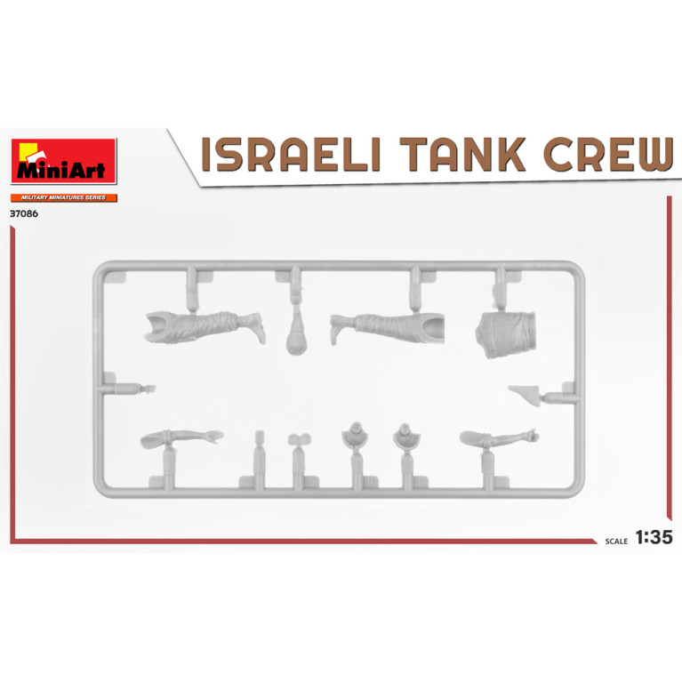 Équipage de Char Israélien guerre du Yom Kippour - WWII Military Miniatures Series - MINIART 37086 - 1/35