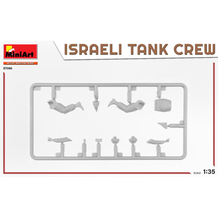 Équipage de Char Israélien guerre du Yom Kippour - WWII Military Miniatures Series - MINIART 37086 - 1/35